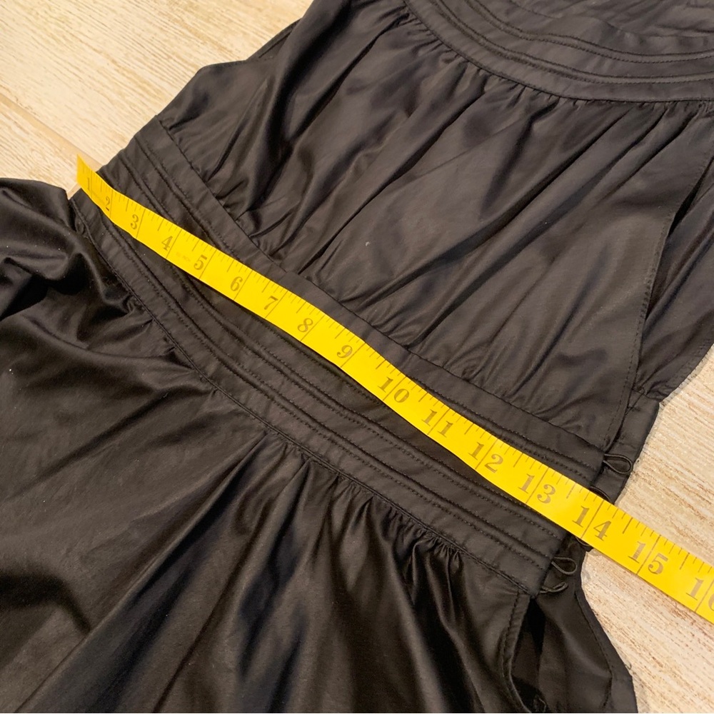 French Connection Solid Black Sleeveless Fit &Fla… - image 4